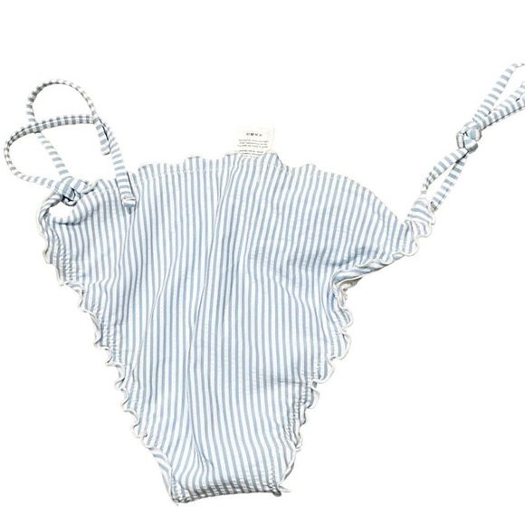 Onia Jamie Cheeky Bikini Bottoms Striped Blue White Women's Size XS NWOT - Picture 6 of 11